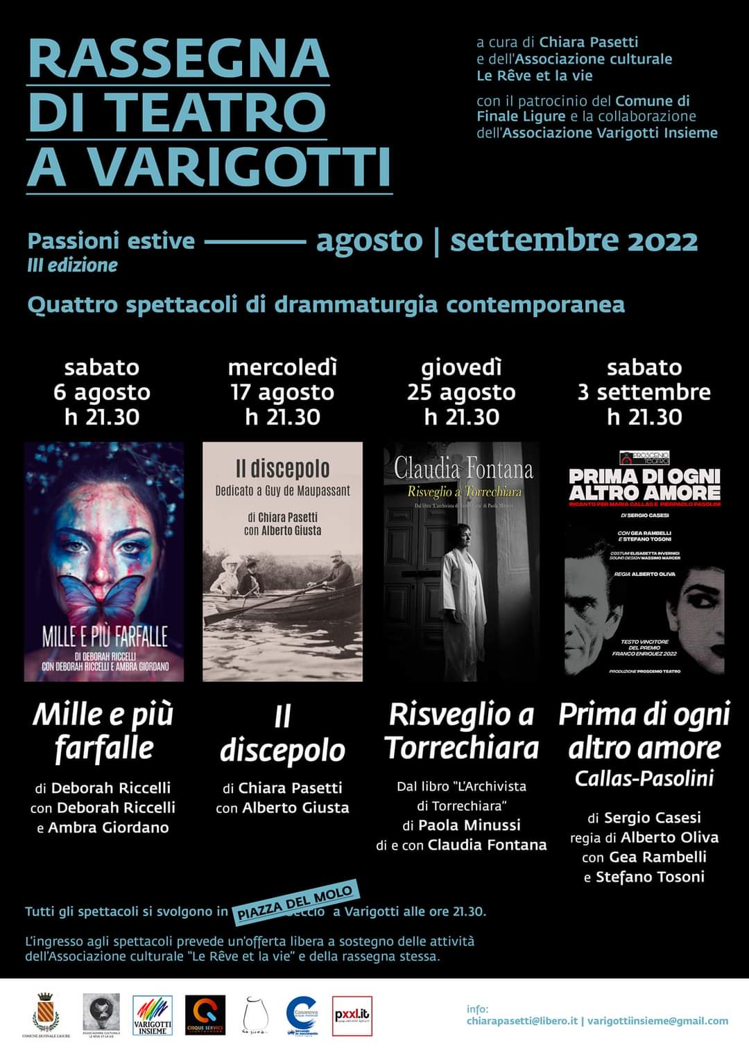 Passioni estive, Varigotti, Paola Minussi, L'archivista di Torrechiara